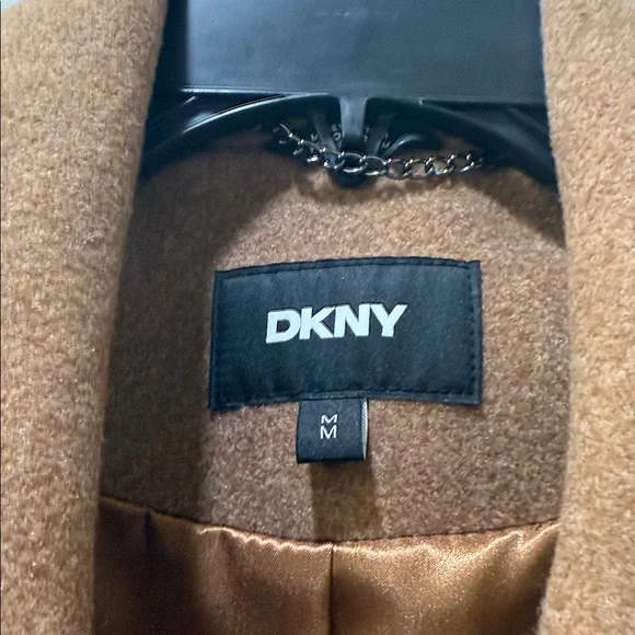 DKNY Women's Tan Trench Coat - Picture 6 of 6